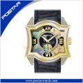 Original New Arrival Fashional Assista Quartz Relógio de pulso com pulseira de couro real e Mop Dial